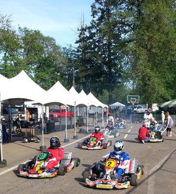 Shifter Kart racing in the Northwest